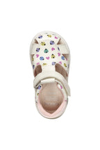 Geox sandale fete 18-26 Zapito White/Multicolor cu mamarute