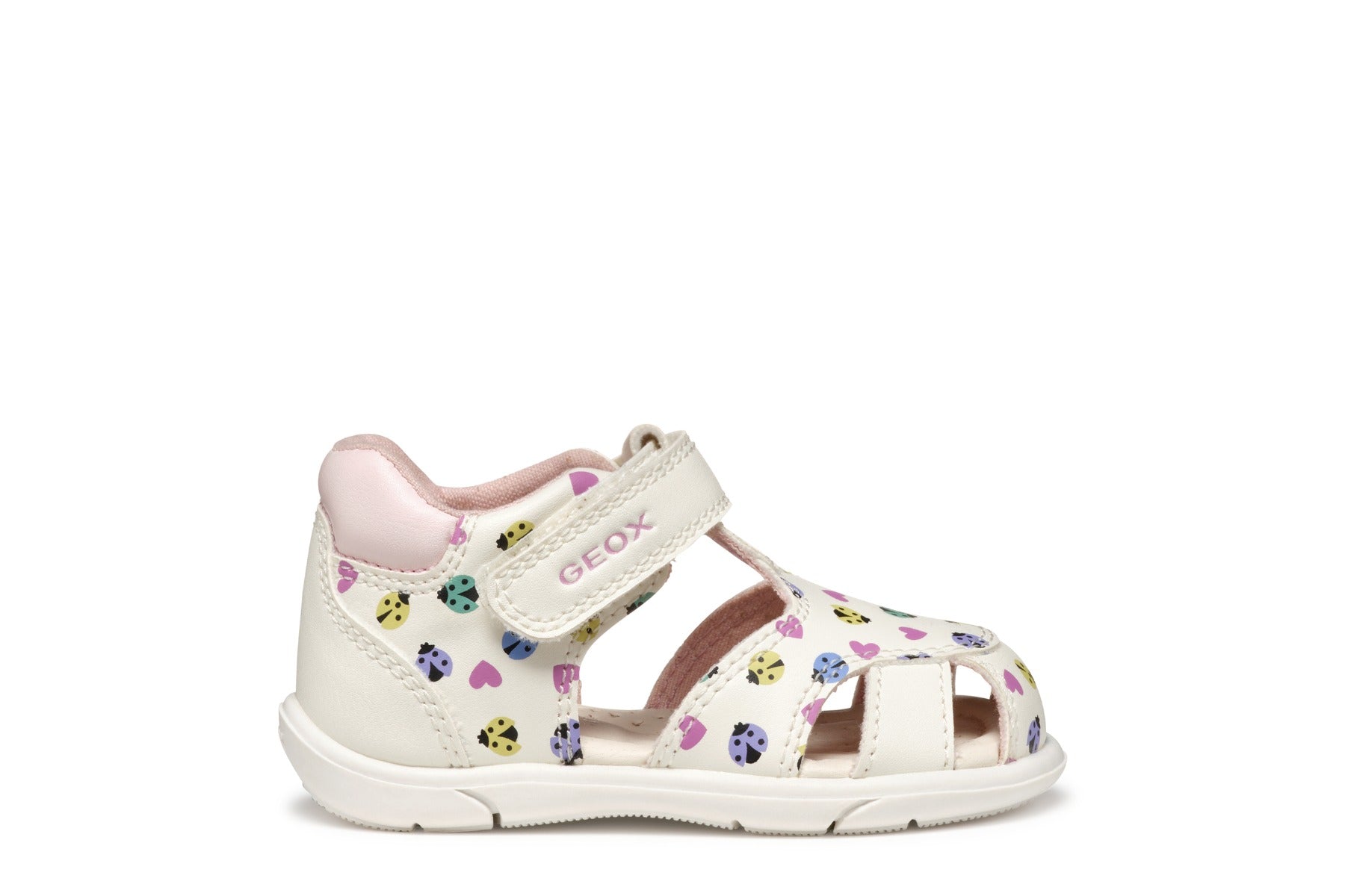 Geox sandale fete 18-26 Zapito White/Multicolor cu mamarute Imagine secundară a produsului