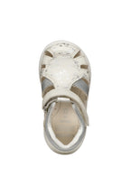 Geox sandale fete 18-26 Zapito White/Silver cu fundite