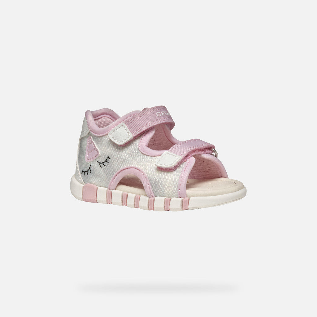 Geox sandale fete 19-26 Lupidoo Silver/Pink unicorn