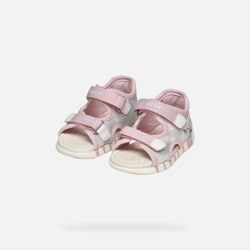 Geox sandale fete 19-26 Lupidoo Silver/Pink unicorn