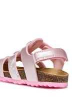 Geox sandale fete 20-23 Chalki Light pink cu balena alba