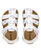 Geox sandale fete 24-27 Chalki White cu unicorn
