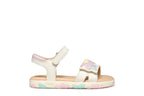 Geox sandale fete 32-33 Haiti White/Pink
