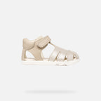 Geox sandale fete Barefoot Steppieup Baby 20-27 Beige