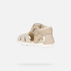 Geox sandale fete Barefoot Steppieup Baby 20-27 Beige