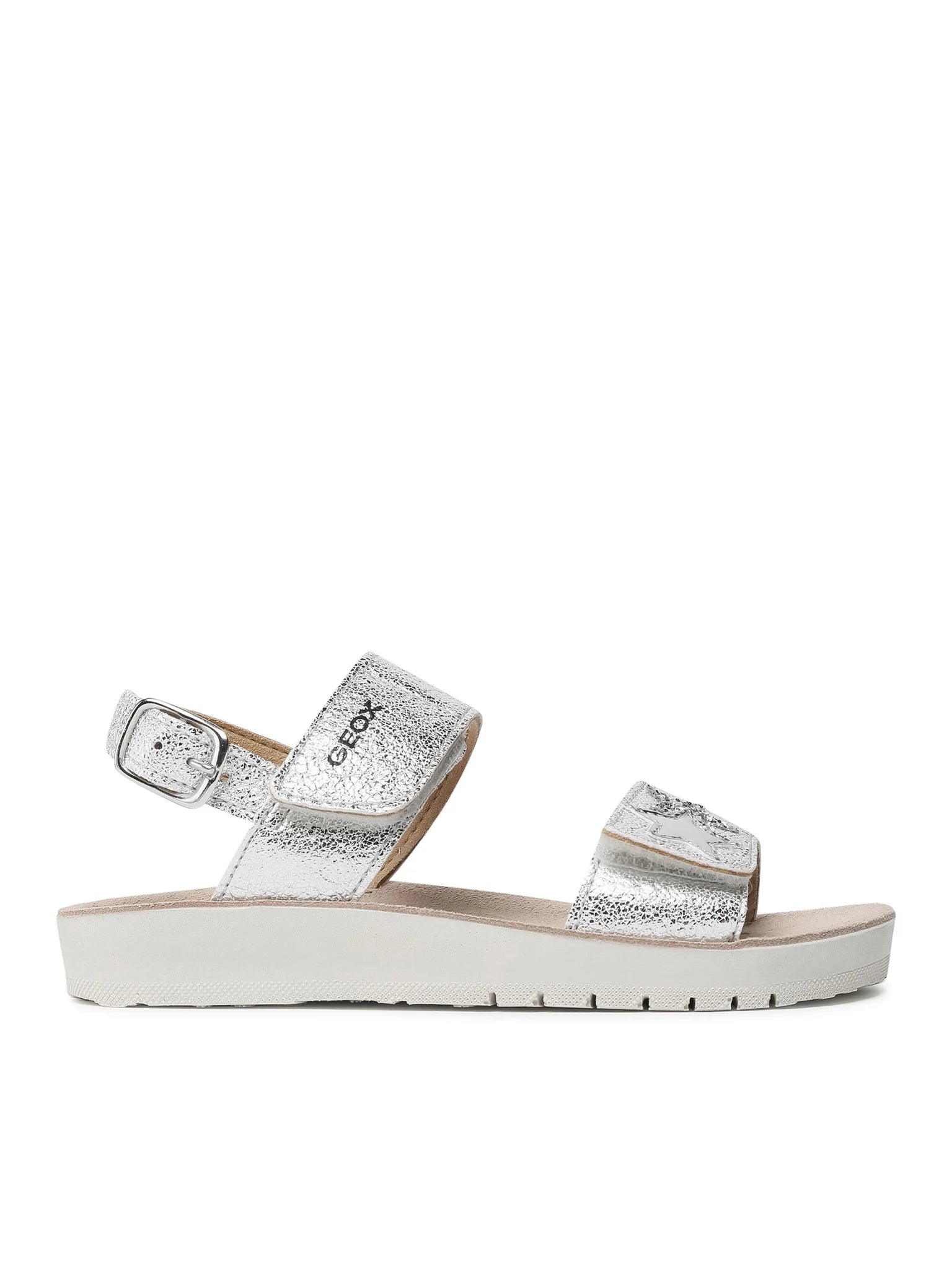 Geox sandale fete Costarei 26-34 Silver cu stelute Imagine secundară a produsului