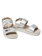 Geox sandale fete Costarei 26-34 Silver cu stelute