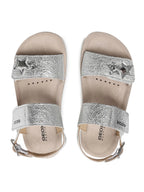 Geox sandale fete Costarei 26-34 Silver cu stelute