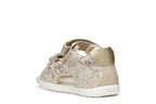 Geox sandale fete cu scai 18-26 Macchia Beige/Light Gold