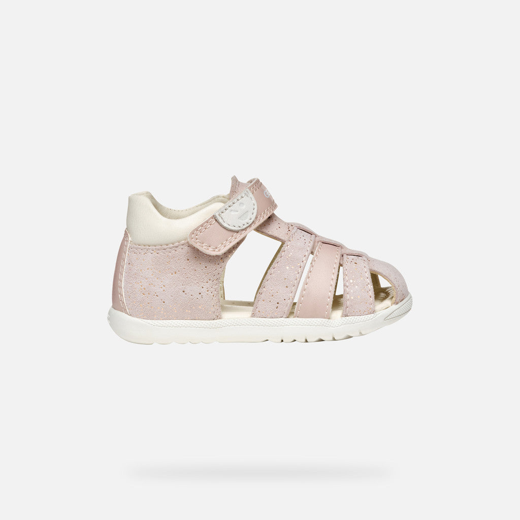 Geox sandale fete cu scai 18-26 Macchia Rose/Off White Imagine secundară a produsului