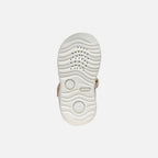 Geox sandale fete cu scai 18-26 Macchia Rose/Off White