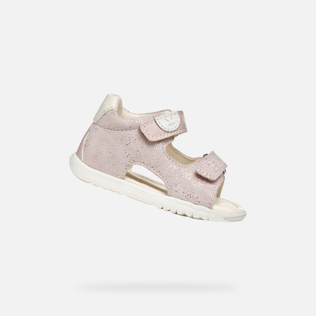 Geox sandale fete cu scai 18-26 Macchia Rose/Off White Imagine secundară a produsului