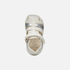 Geox sandale fete cu scai 18-26 Macchia White/Silver