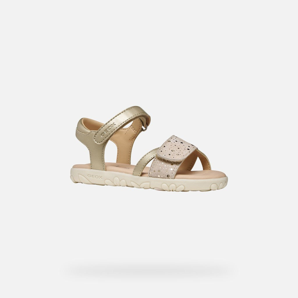 Geox sandale fete Haiti 26-34 Light Gold