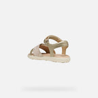 Geox sandale fete Haiti 26-34 Light Gold
