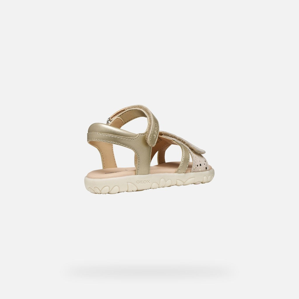 Geox sandale fete Haiti 26-34 Light Gold