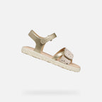 Geox sandale fete Haiti 26-34 Light Gold