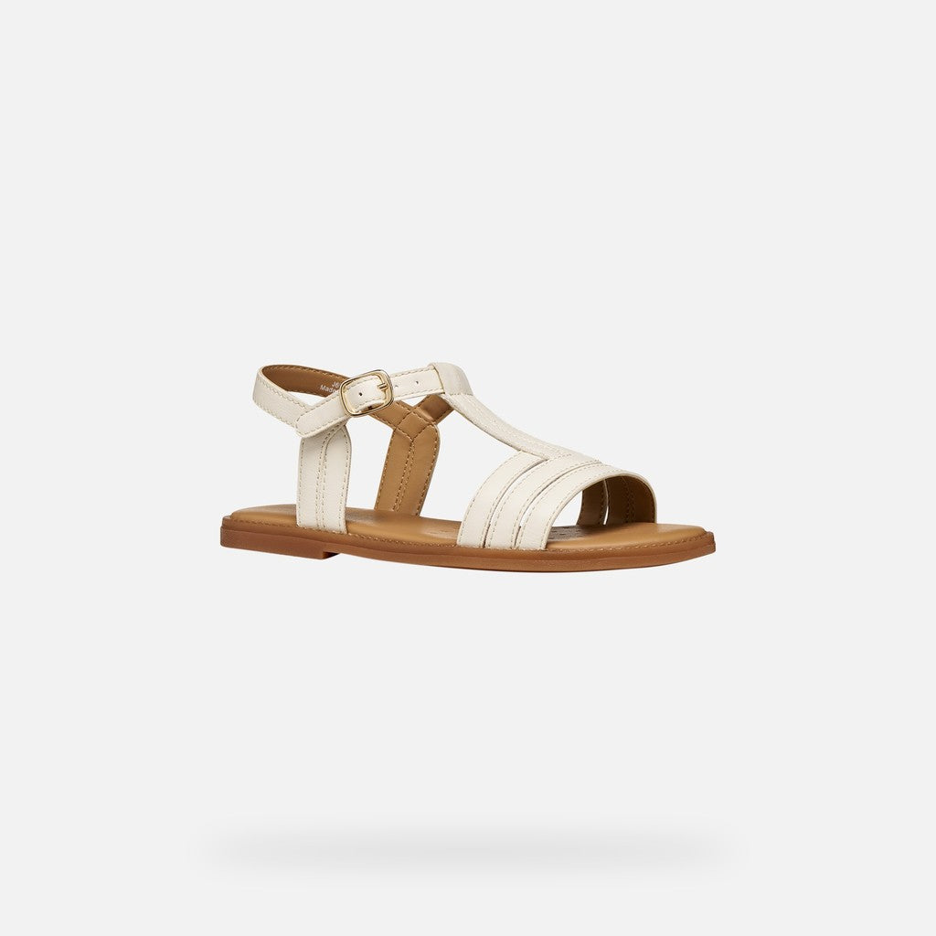 Geox sandale fete Karly 28-36 Light Ivory Imagine principală a produsului