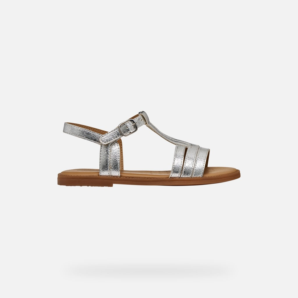 Geox sandale fete Karly 28-36 Silver Imagine secundară a produsului