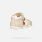 Geox sandale fete Macchia Baby 18-26 Light ivory/Light yellow