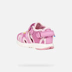 Geox sandale fete Multy Water-friendly 20-27 Dark Pink/Light Yellow