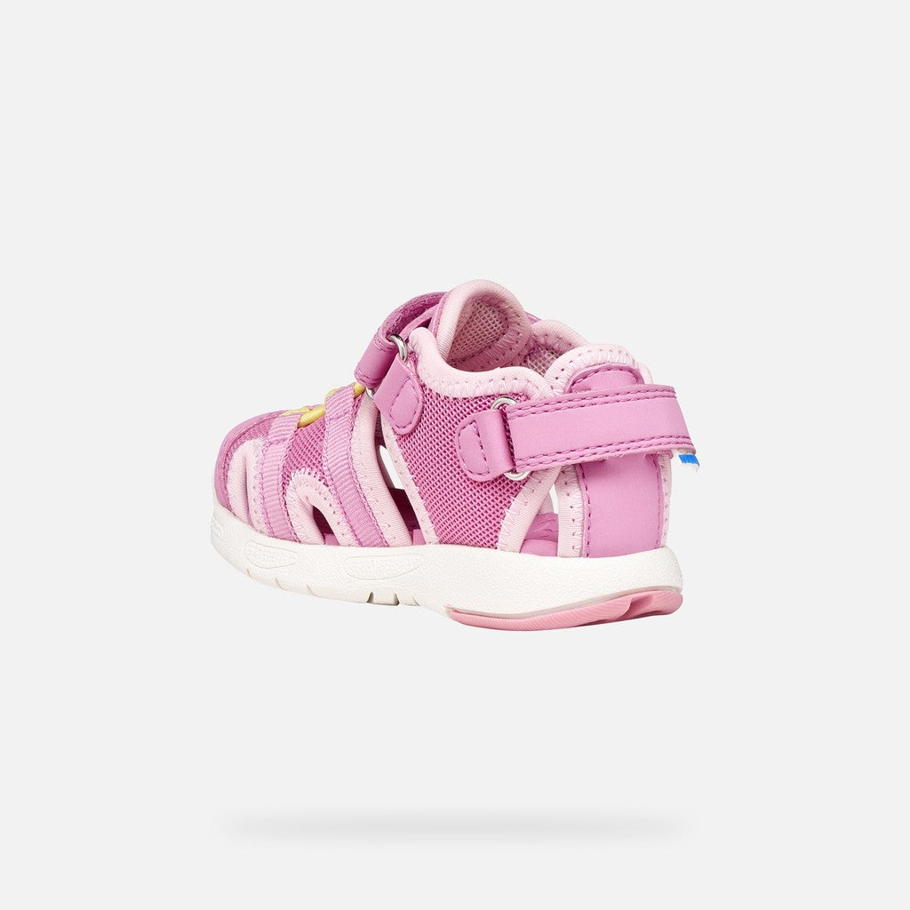 Geox sandale fete Multy Water-friendly 20-27 Dark Pink/Light Yellow