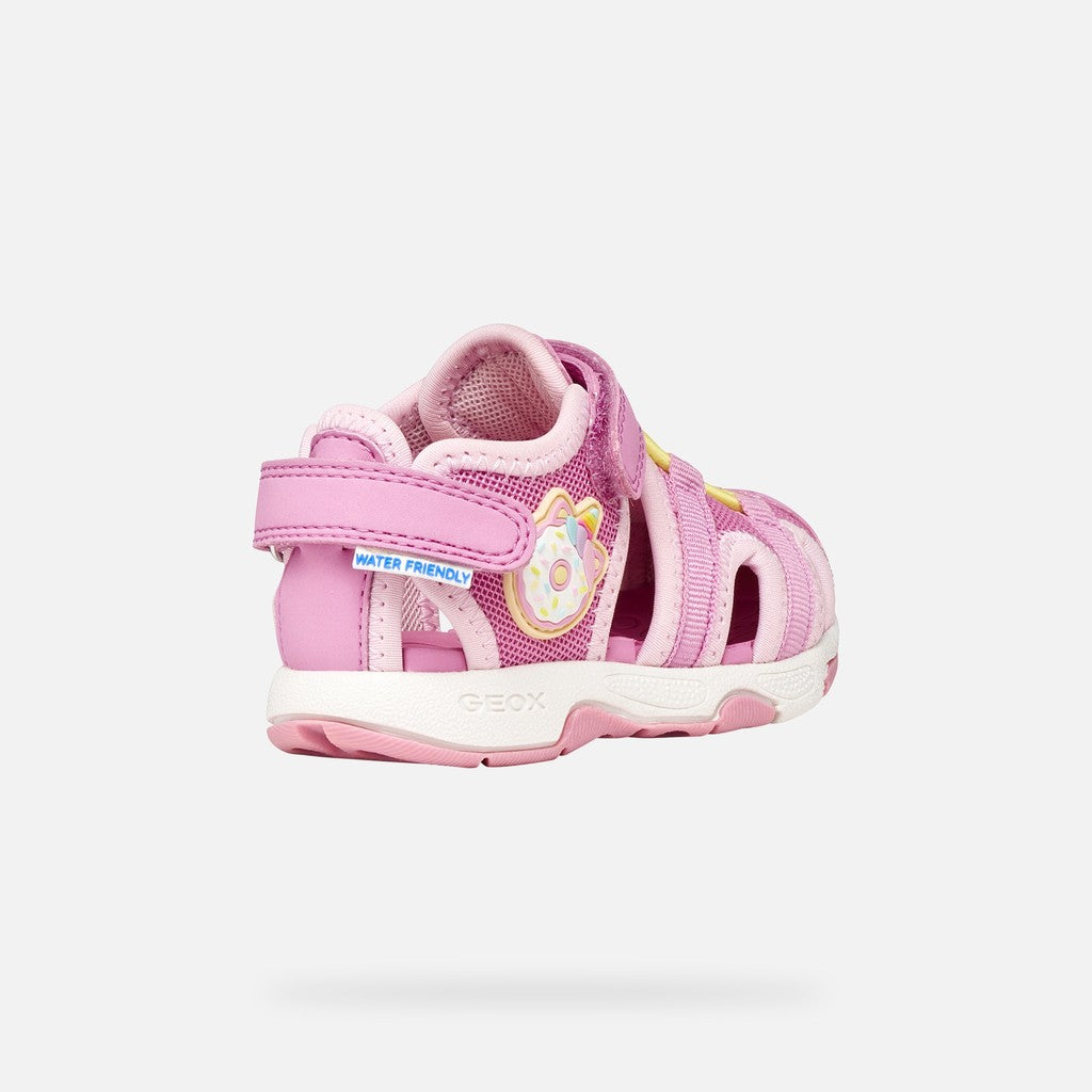 Geox sandale fete Multy Water-friendly 20-27 Dark Pink/Light Yellow