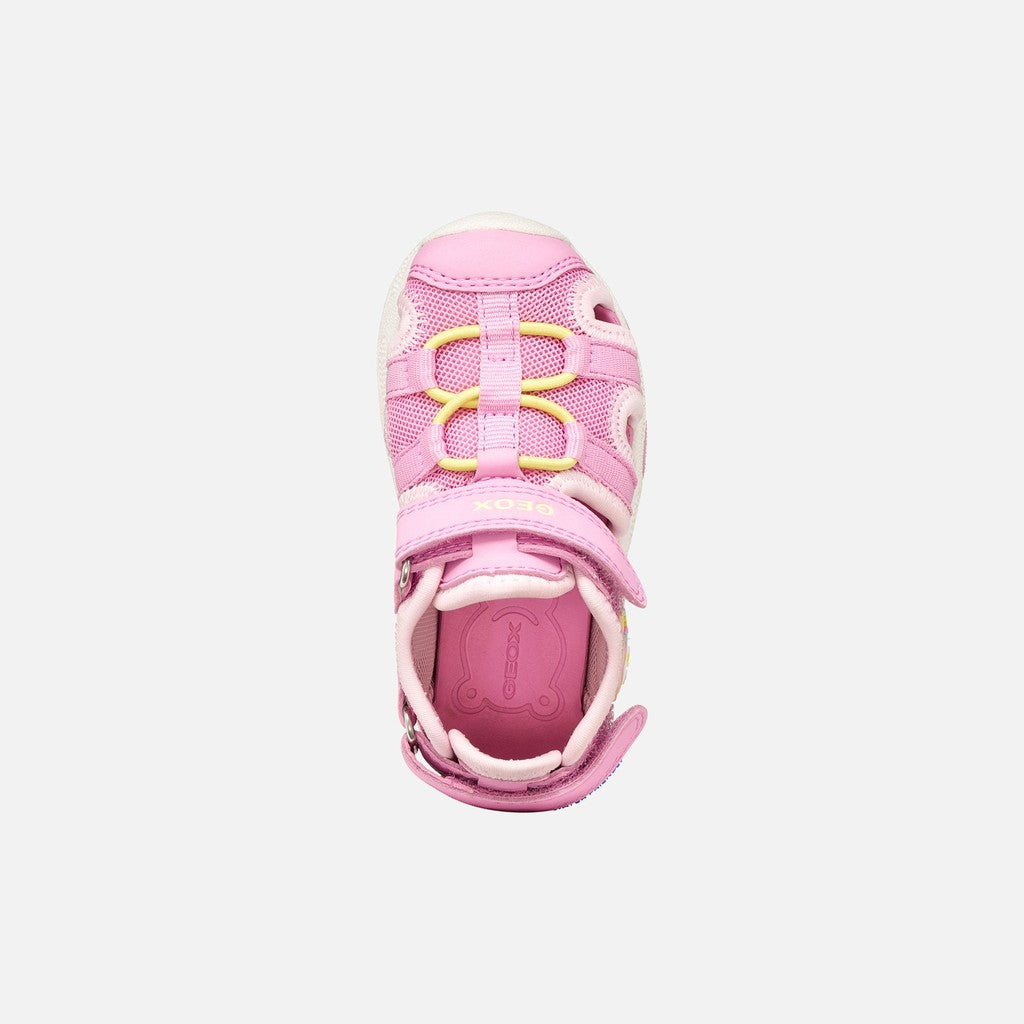 Geox sandale fete Multy Water-friendly 20-27 Dark Pink/Light Yellow