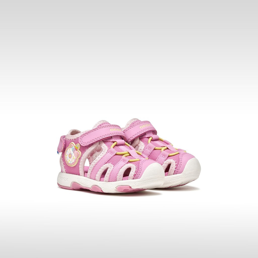Geox sandale fete Multy Water-friendly 20-27 Dark Pink/Light Yellow