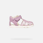 Geox sandale fete Barefoot Steppieup Baby 20-27 Lilac