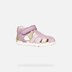 Geox sandale fete Barefoot Steppieup Baby 20-27 Lilac