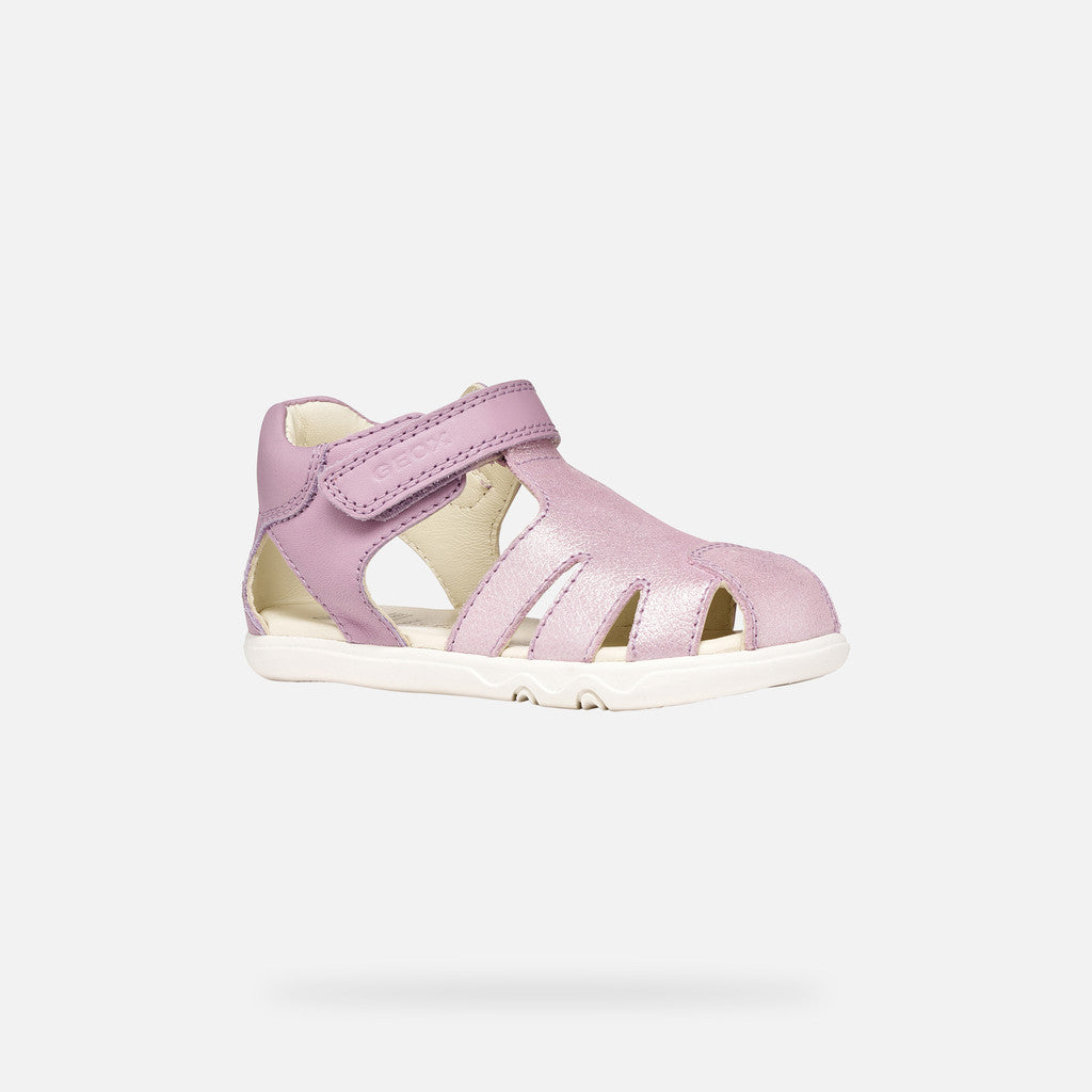 Geox sandale fete Barefoot Steppieup Baby 20-27 Lilac