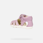 Geox sandale fete Barefoot Steppieup Baby 20-27 Lilac