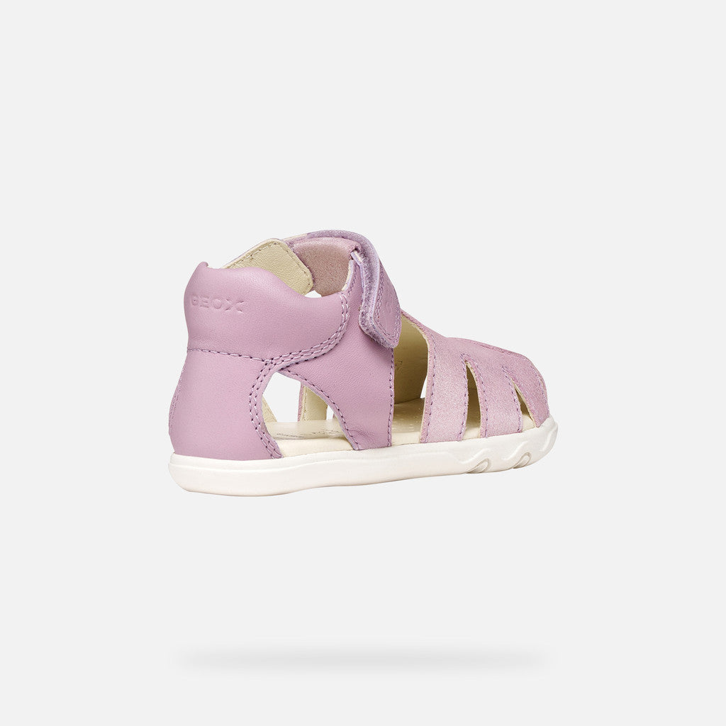 Geox sandale fete Barefoot Steppieup Baby 20-27 Lilac