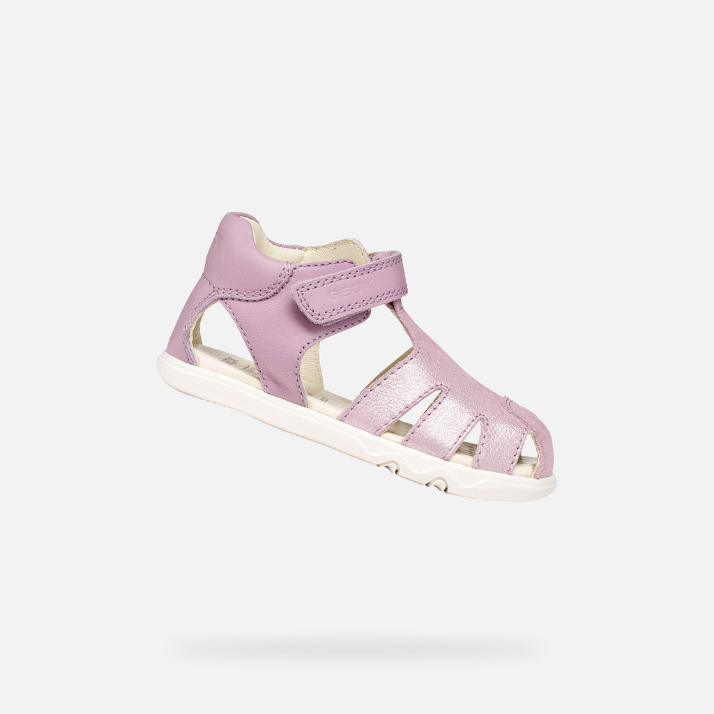 Geox sandale fete Barefoot Steppieup Baby 20-27 Lilac