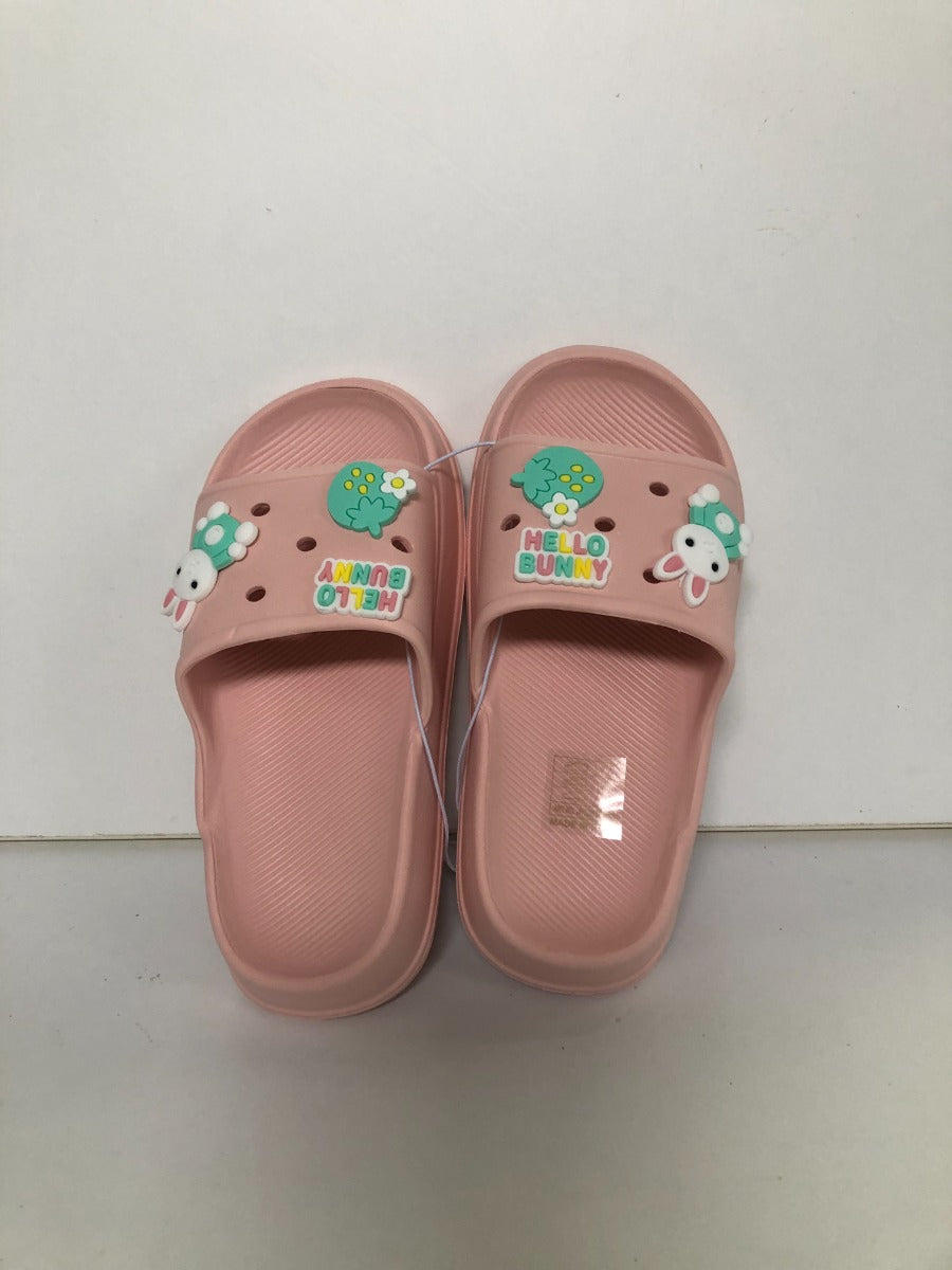 Giolan papuci fete 30-35, Light Pink cu iepuras Imagine principală a produsului