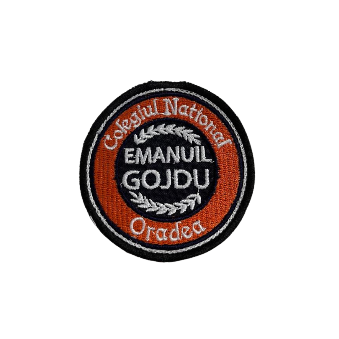 Uniforma emlema brodata pentru Colegiul National Emanuil Gojdu Oradea