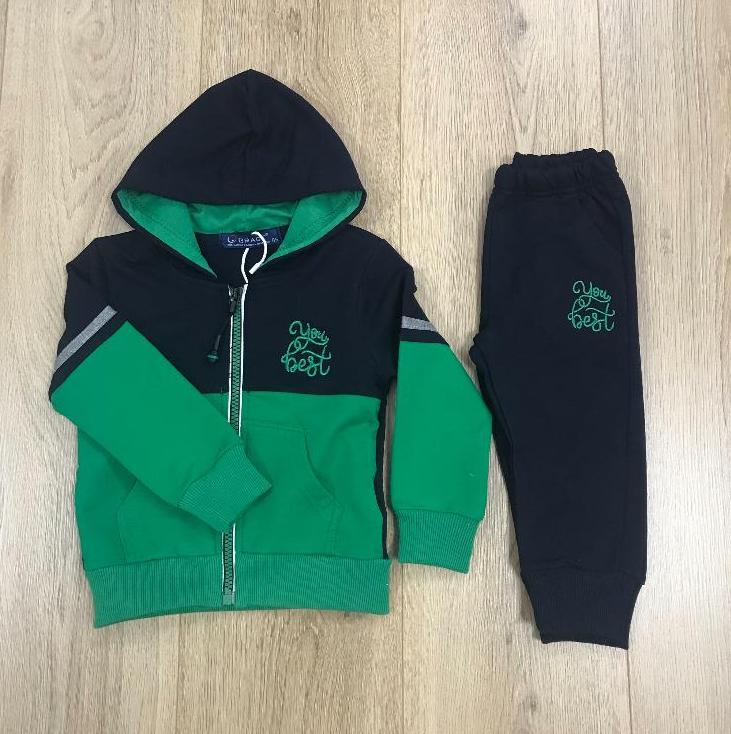 Grace compleu baieti 2 piese tip trening 86-116, Deep Blue-Green 