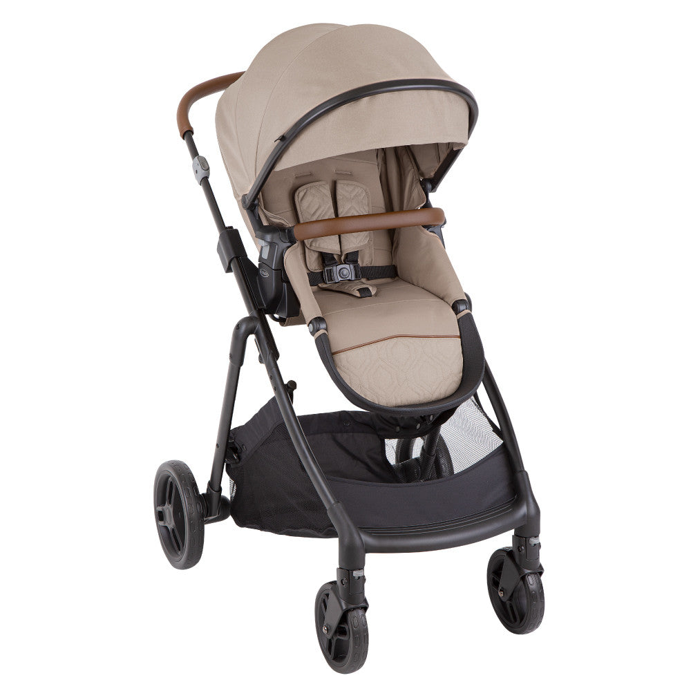 Graco carucior 3in1 Near2Me pentru 0m+, Oatmeal cu scoica Midnight Imagine secundară a produsului