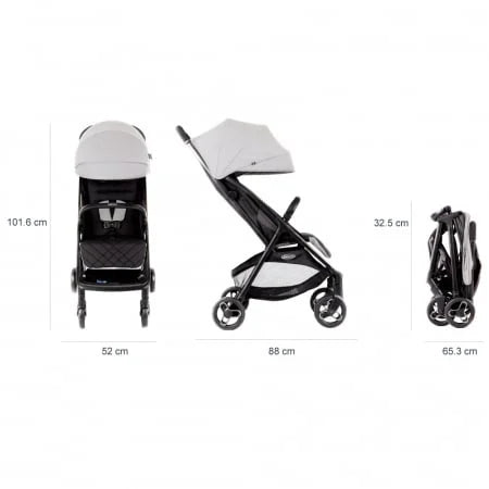 Graco carucior sport Myavo cu husa detasabila 0m+ Steeple Gray