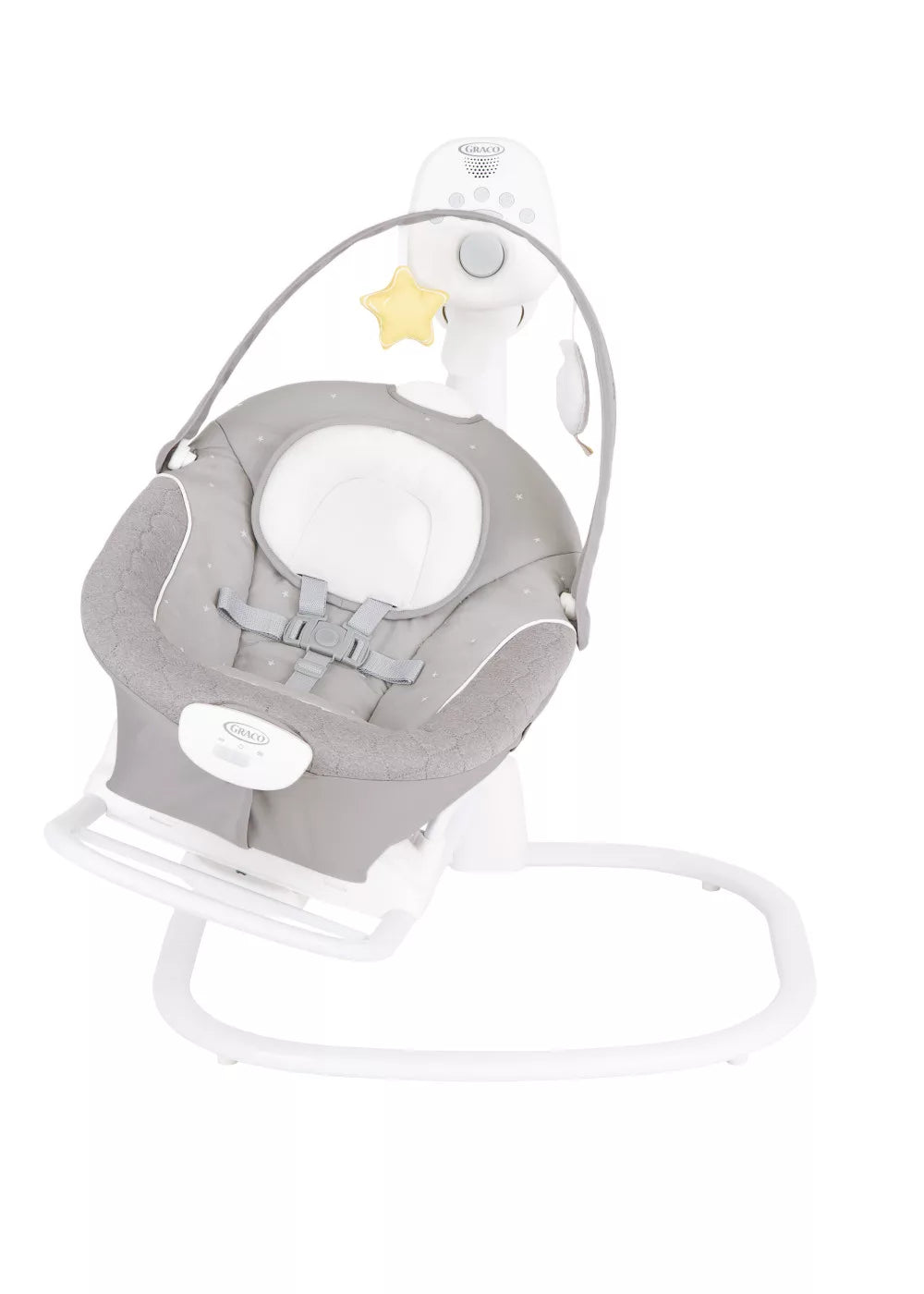 Graco leagan electric 2in1 SoftSway magnetic motion cu vibratii 0m+ Starlight