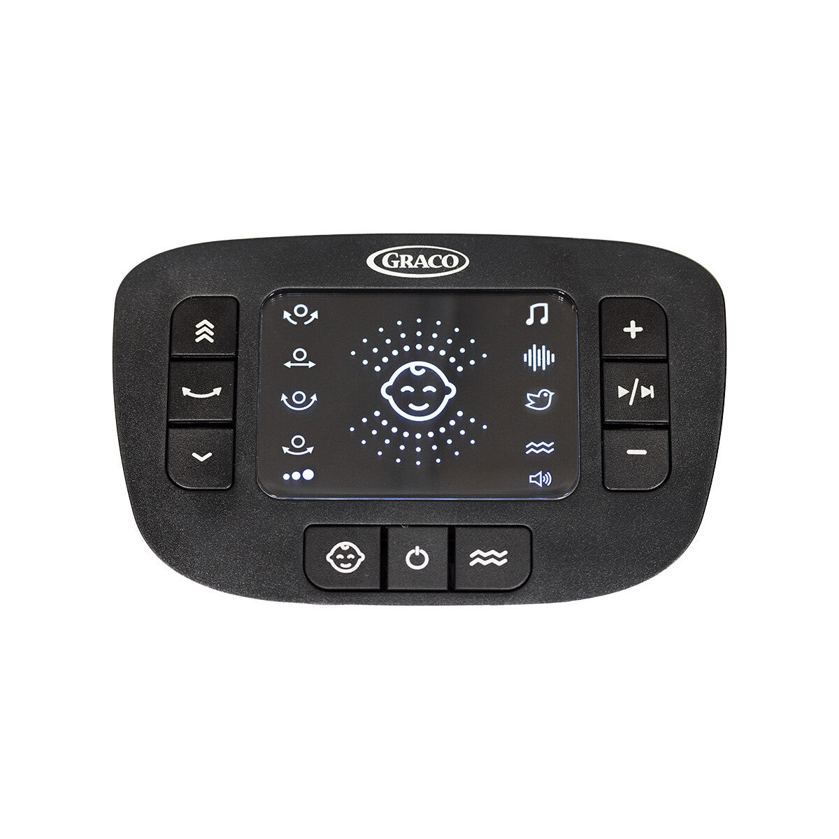 Graco Leagan electric cu vibratii si detectare plans Eluma Sway 0m+ Alb Rori