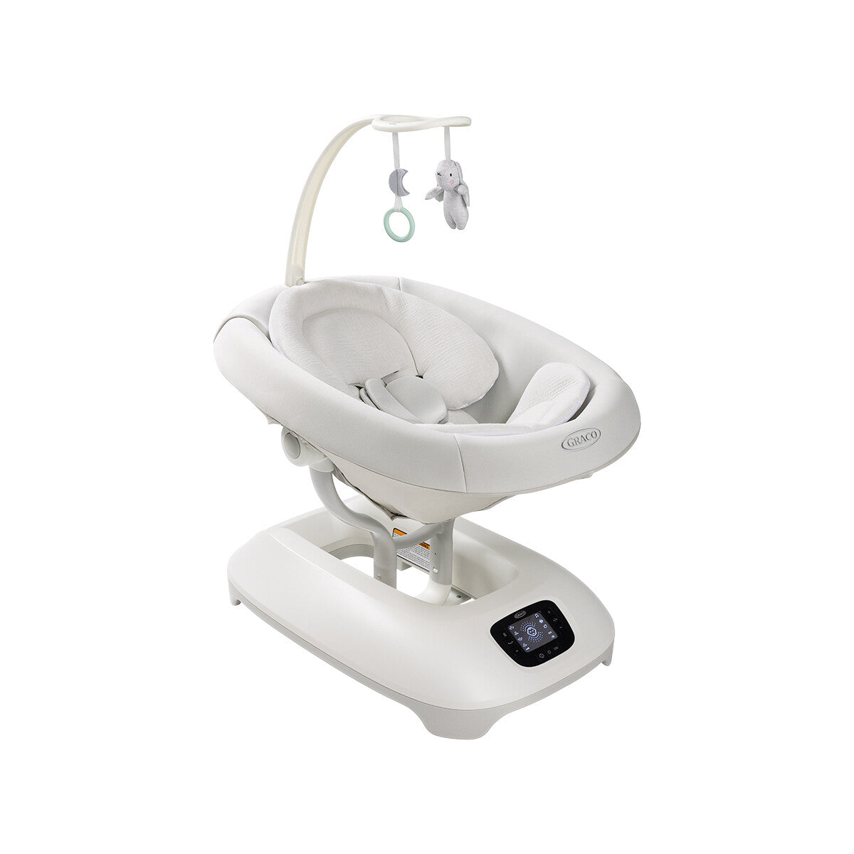 Graco Leagan electric cu vibratii si detectare plans Eluma Sway 0m+ Alb Rori