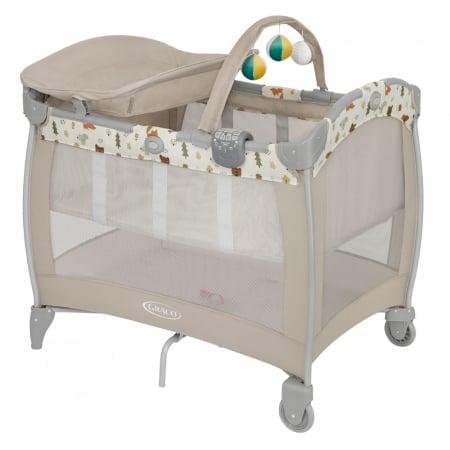 Graco patut pliabil Contour Electra 0m+ Nature Trail Imagine principală a produsului