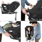 Graco scaun auto isofix rotativ 360 Turn2Me DLX i-Size 40-105 cm