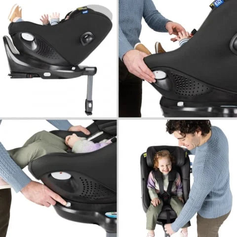 Graco scaun auto isofix rotativ 360 Turn2Me DLX i-Size 40-105 cm