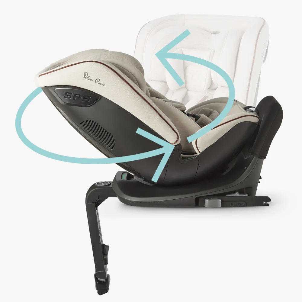 Graco scaun auto rotativ 360 Silver Cross Motion All Size 40-145 cm Almond