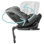 Graco scaun auto rotativ 360 Silver Cross Motion All Size 40-145 cm Glacier