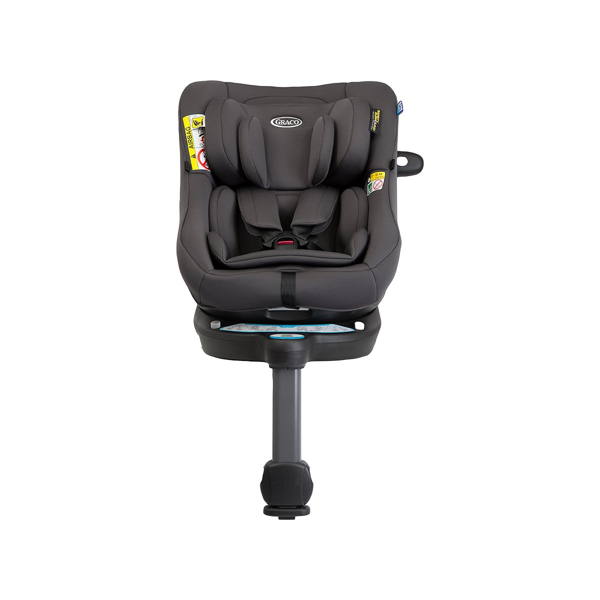 Graco scaun auto isofix rotativ 360 Turn2Me DLX i-Size 40-105 cm Iron Imagine secundară a produsului